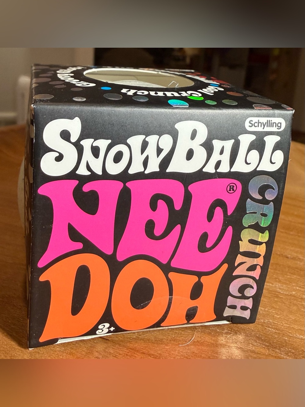Rare Snowball Crunch NeeDoh Schylling Viral Crunchy Sensory Toy NWT - Picture 4 of 6
